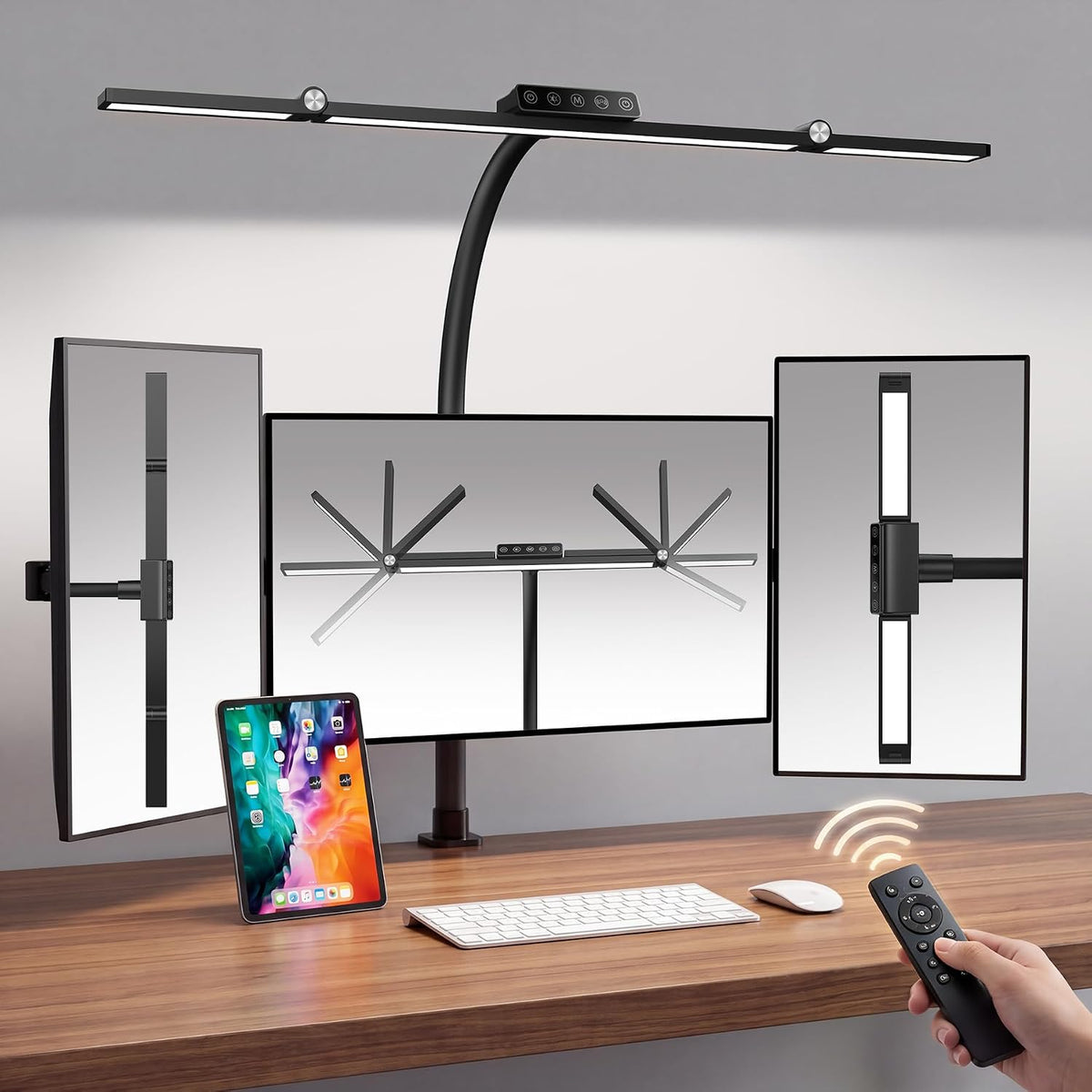 Clip-on LED Lamp – Eye Protection, Dimmable, for Home Office