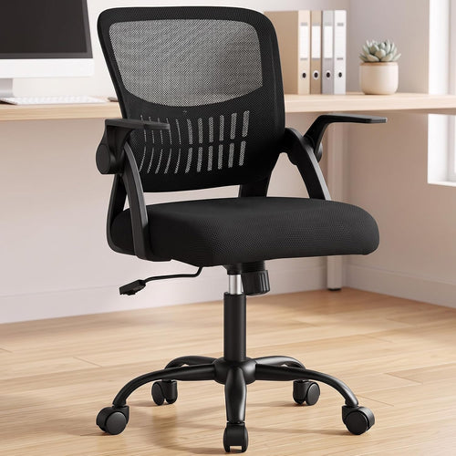 Mid-Back Executive Office Chair, Ergonomic with Armrest
